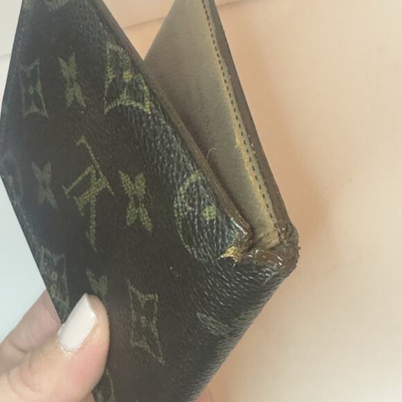 Authentic Louis Vuitton Men's Bifold Wallet Pre-used Vintage - Picture 4 of 16